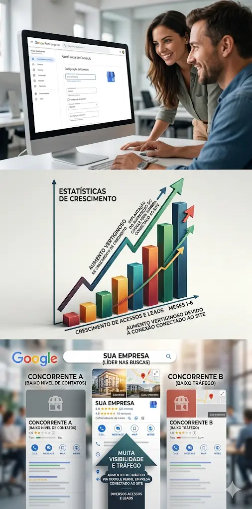 Não Perca Seu Dinheiro Com Rede de Display Google Ads Estatísticas de acessos ao Google Meu Negócio